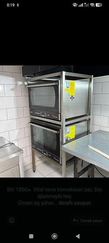 2111: Biri 1800₼ Vital nevo konveksion peç 3ay işlənməyib heç Ünvan ag — 1