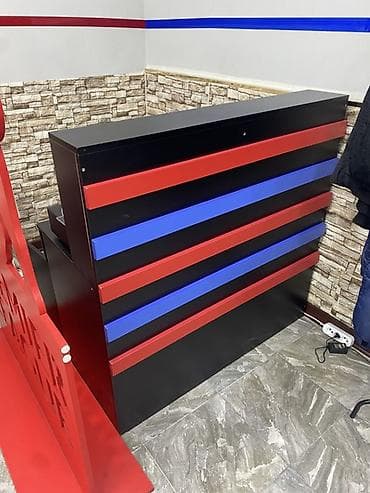 Sifarişlə ofis mebeli: Resepsiyon/qarşılama masası – ofis, salon, mağaza və xidmət obyektləri — 1