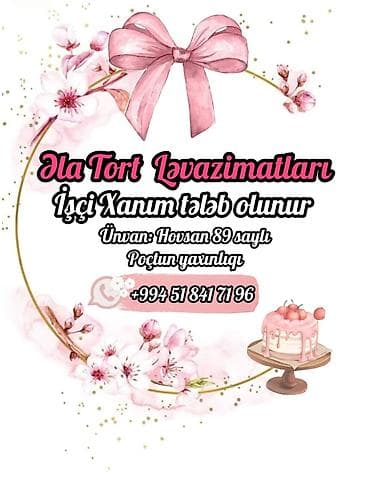 17 yaş ucun iş elanları: Kassir tələb olunur, Yalnız qadınlar üçün, İstənilən yaş — 1