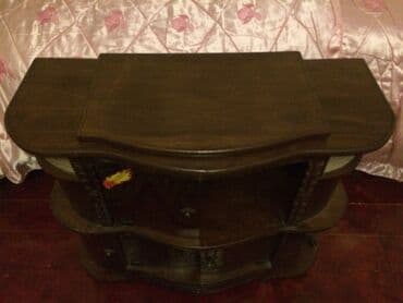 стол стойка для кухни: Б/у, Прямой ТВ стенд, С полками, Деревянный, Германия — 3