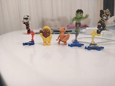 Kiçik kolleksiya fiqurları dəsti - Mövzu: superqəhrəman və heyvan — 1