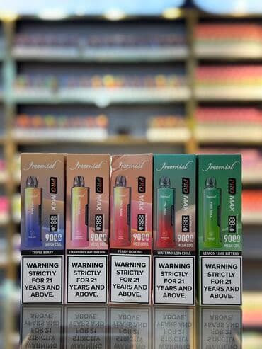 elektron qəlyan topdan satış: Pro Max 9000 tüstü 5% nikotin Dad çeşidləri: 1.Sərinləşdirici Qarpız — 3