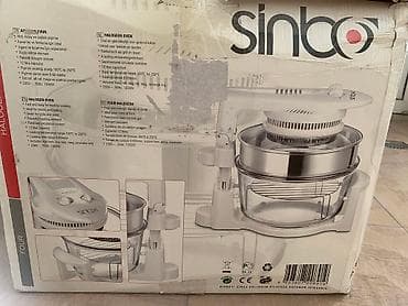 Духовки: Qril aparatı. 1-2 defe isledilib. Ozunun muddet ayarı var. Saati — 3