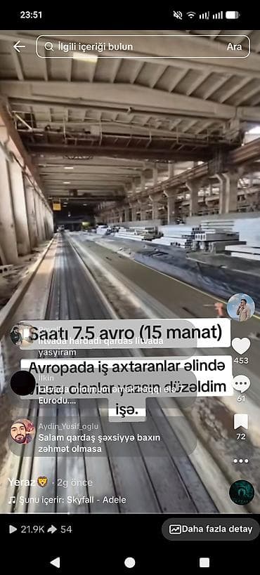 Fəhlə tələb olunur, Növbəli qrafik, Saatlıq ödəniş — 1