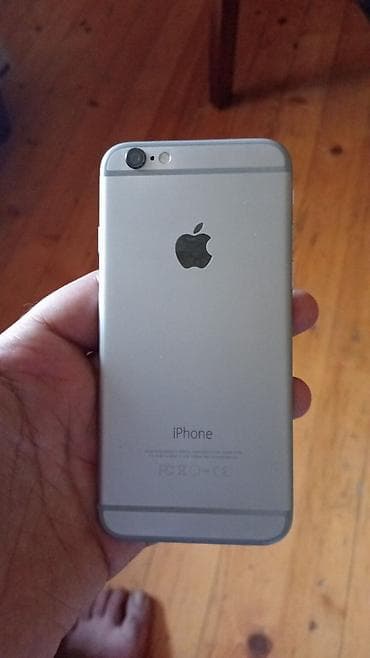 iphone 12 pro: IPhone 6, 16 GB, Gümüşü, Zəmanət, Kredit, Qırıq — 2