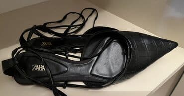 səndəl: Zara, Ölçü: 36, rəng - Qara, Yeni — 8