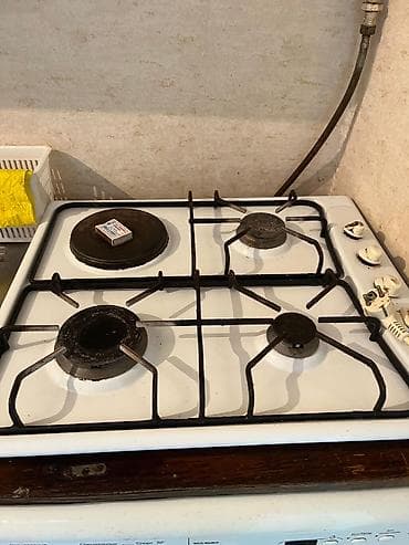 Qaz sobası Stolüstü, 3 gözlü, İşlənmiş