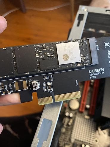 windows 10: UGREEN PCIe M.2 NVMe SSD adapteri - Model: UGREEN KB-SA0093-A4 (FF08 — 3