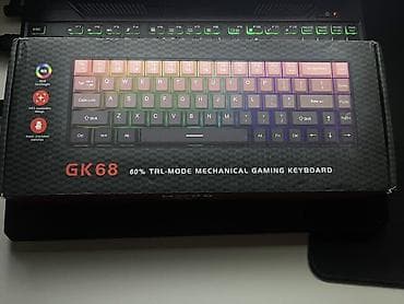klaviatura 60: Mexaniki Oyun Klaviaturası (60%) 🚀 Çox kompakt və şık dizaynlı — 2