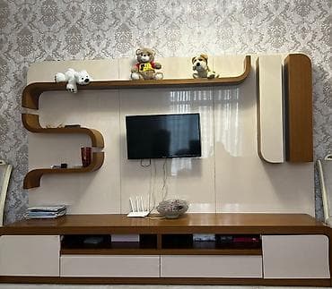 kontakt home komputer ucuz: İşlənmiş, Düz TV altlığı, Polkalı, Laminat — 1