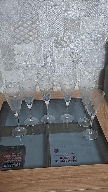 Qədəhlər, Şüşə, 6 ədədli dəst