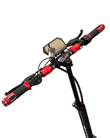 elektirikli mapet: Elektrik skuter – off-road təkərli, güclü işıqlandırma və oturacaqlı — 3