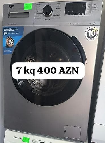 Elektronika: Paltaryuyan maşın Beko, 7 kq, İşlənmiş, Avtomat, Qurutmasız, Kredit yoxdur, Ünvandan götürmə, Ödənişli çatdırılma — 1