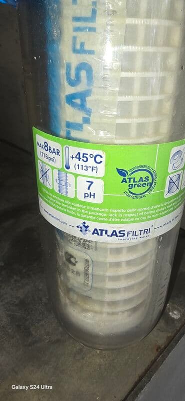 İki mərhələli su təmizləmə sistemi – Atlas Filtri korpusları və təzyiq — 3