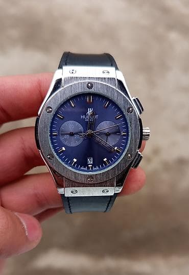 Смарт браслеты: Новый, Наручные часы, Hublot, цвет - Голубой — 1