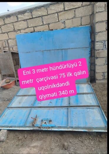 qapi pencere setkalari: Darvazalar, Qaraj üçün, İşlənmiş, Ünvandan götürmə — 1