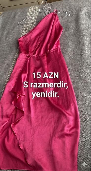 cool paltar: Qadın geyimləri – 3 ədəd paltar dəsti 1) Qırmızı paltar- - Formaya — 2