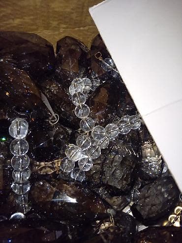 muncuq perdeler: Çılçıraq, 10 və daha çox lampa, Metal — 3