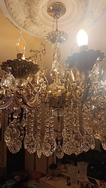 lusdur: Çılçıraq, 10 və daha çox lampa, Metal — 2