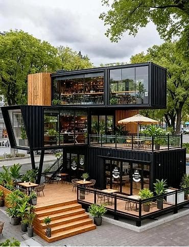 Avadanlığın icarəsi: Yeni muasir dizaynda konteyner evlərin sifarişlə hazırlanır rəng və — 2