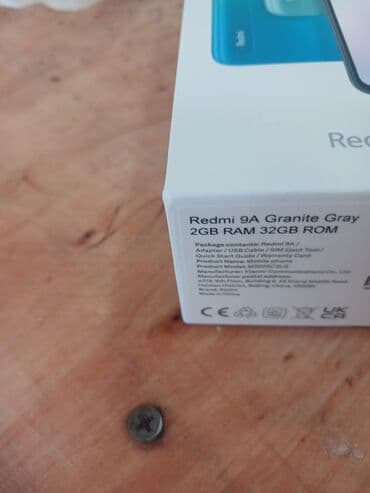 ucuz işlənmiş telefonlar: Redmi 9A, 32 GB, rəng - Qara, Sensor, İki sim kartlı, Sənədlərlə — 3