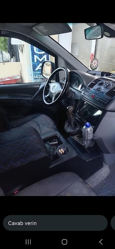 volkswagen sukan: Mercedes-Benz Vito mikroavtobus - Korpus: ağ rəng, 5 qapı, yan — 3