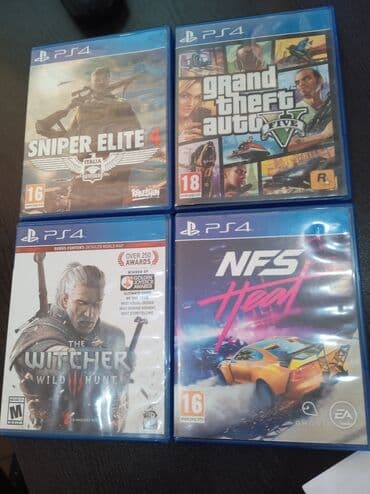PS-4 və PS-5 ə uyğun oyun diskləri Need for Speed Heat 30 AZN