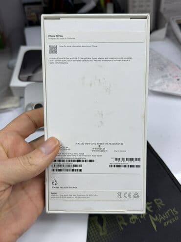 tap az lenkeran telefon: IPhone 16 Plus, 128 GB, Ağ, Face ID — 9