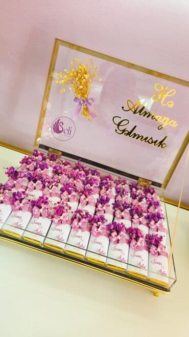 подарок на 8 марта: Məhsul: Xonça dəstləri və dekorativ təqdimat qutuları Təsvir: - — 12