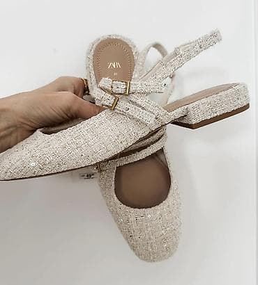 Baletkalar, Zara, Ölçü: 39, rəng - Bej, Yeni