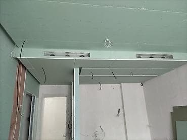 Alçıpan tavanların quraşdırılması xidməti - Asma və çoxsəviyyəli