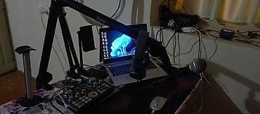 ofis ucun: Podcast/stream üçün tam masaüstü set - Noutbuk: HP (14" ətrafı — 3