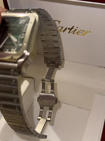 elektron saat: Qol saatı, Cartier, rəng - Yaşıl — 4