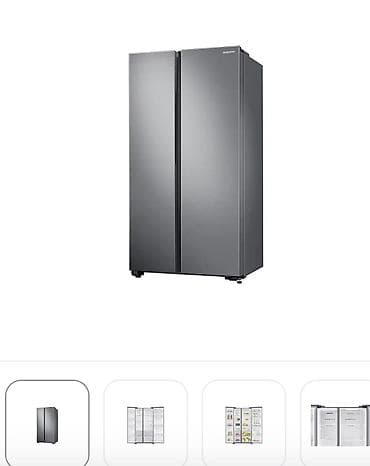 Yeni 2 qapılı Samsung Soyuducu Satılır, rəng - Gümüşü