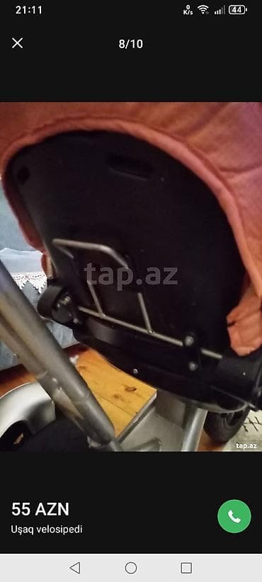 balaca usaq velosipedleri: Salam əla vəziyyətdə uşağ velosipedidir təkərlər kamerdi real alıcı — 8