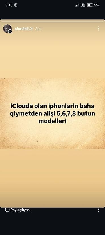 malyar isleri qiymetleri: Xidmət: iCloud-a bağlı iPhone-ların alınması Təsvir: - iCloud kilidi — 1