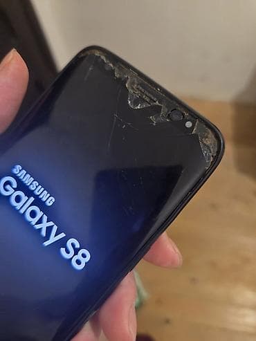 Samsung Galaxy S8, 64 GB, rəng - Qara, Qırıq