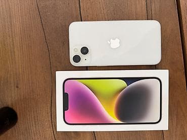 IPhone 14, 128 GB, Ağ, Face ID