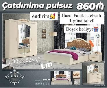 yatağ dəsti: 860azn — 1
