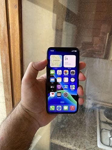 IPhone X, 64 GB, Qara, Face ID