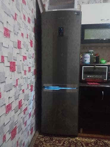 16 gb ram telefon: 2 qapılı Samsung Soyuducu Satılır, rəng - Boz — 1