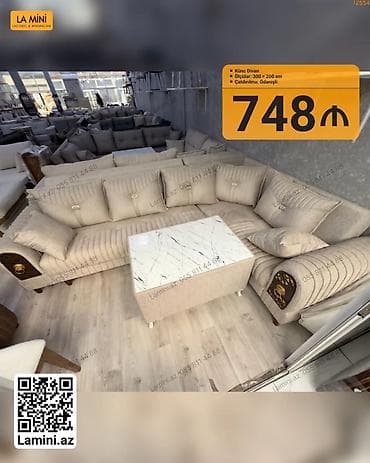 Ev üçün mebel: Künc divan – La Mini - Model: Künc Divan - Ölçü: 300 × 200 sm - — 1