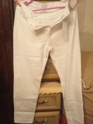 ağ sarucka: Şalvar, rəng - Ağ — 1