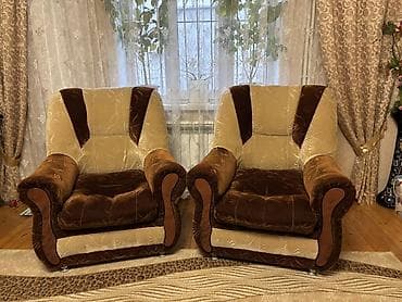 stenka mebeller: Di̇van-kravat, 2 kreslo, Açılan — 2