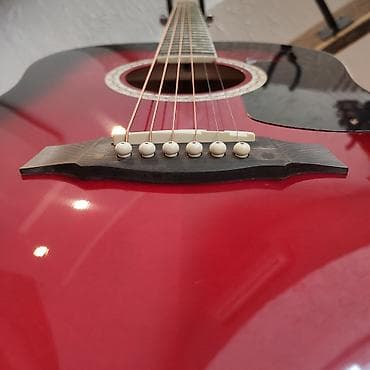 gitara simləri: Akustik gitara Riverone LD 18 Simlərin sayı: 6 Üst: Şam ağacı Qol: Gül — 2