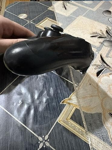 Видеоигры и приставки: PlayStation DualShock 4 (PS4) gamepad – orijinal dizayn, qara rəng — 3