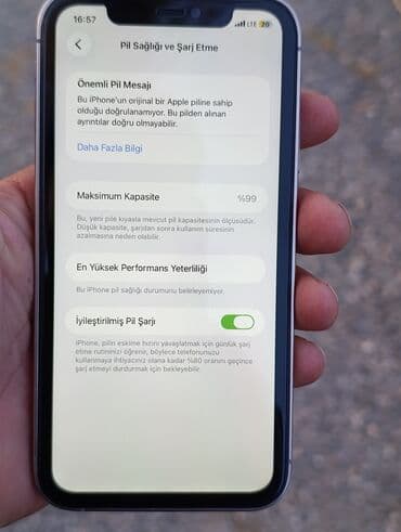 irşad telecom iphone 11 128gb: IPhone 11, 128 GB, Gümüşü, Simsiz şarj — 6