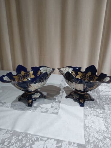 İçki üçün qablar: Meyvə qabı orijinal kobalt iki dənədi — 1