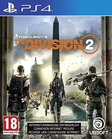 dvd disk oyun: Ps4 üçün division 2 oyun diski. Tam yeni, original bağlamada. -Sahil — 1
