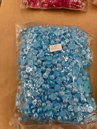 mirvari abadok: İncə dekorativ yarım-muncuq seti – yapışdırma üçün Məhsul təsviri: - — 2